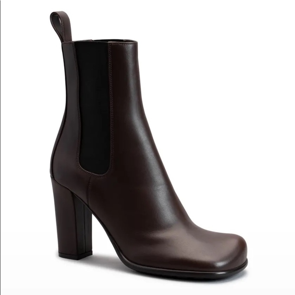Bottega Veneta 90mm Chelsea Block-Heel Booties - Picture 5 of 9